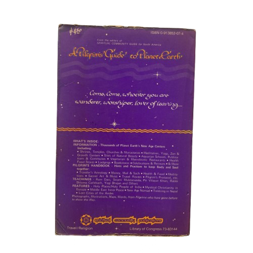 A Pilgrim’s Guide to Planet Earth - Traveller’s Handbook & Spiritual Directory by W. Simons (Editor) & Alan Watts (Introduction)