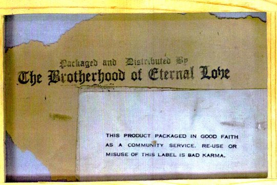 The Brotherhood of Eternal Love: From Flower Power to Hippie Mafia: The Story of the LSD Counterculture by Stewart Tendler and David May