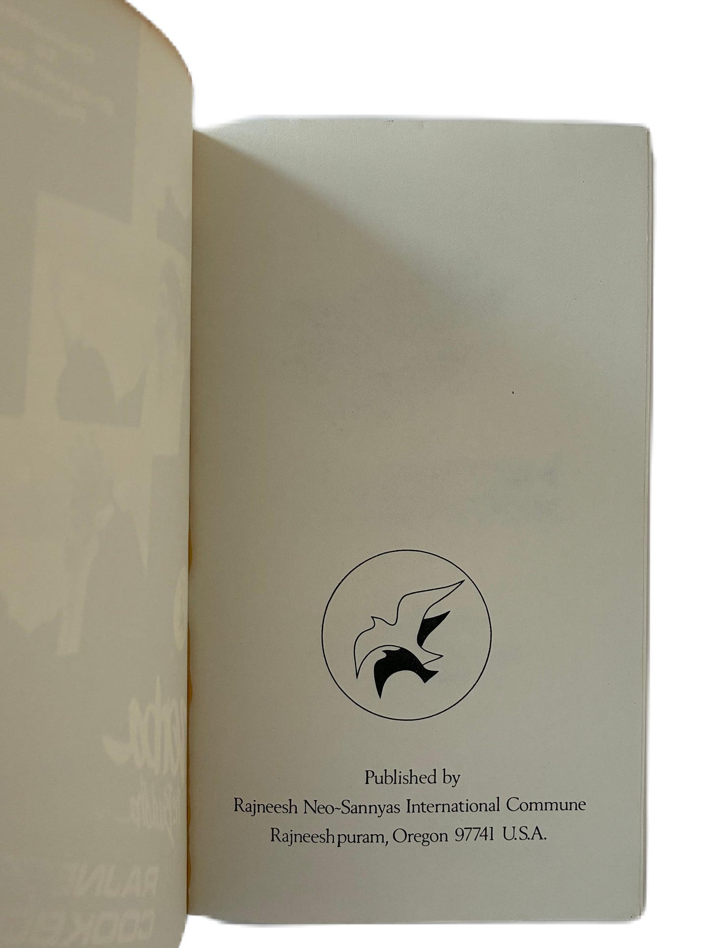 Zorba the Buddha Rajneesh Cookbook Recipes from Zorba the Buddha Rajneesh Restaurants, Rajneesh Meditation Centers, Ashrams and Neo-Sannyas Communes Around the World
