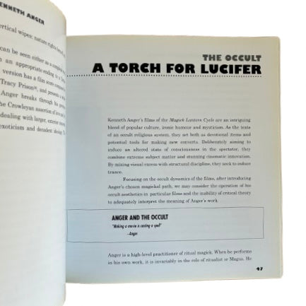 Moonchild: The Films of Kenneth Anger (Persistence of Vision Volume 1) Edited by Jack Hunter